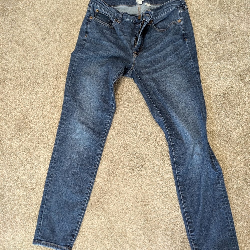 J. Crew Medium Blue Skinny Jeans